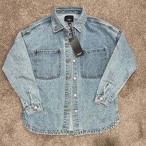 Hudson Oversize Denim Jacket (Retro Wash)